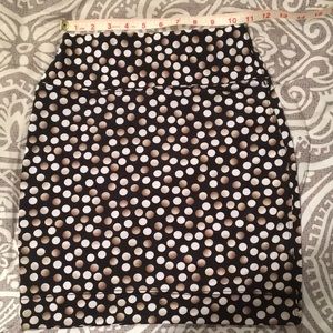Stretch Dot Mini Skirt